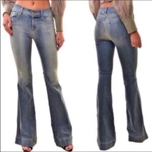 J Brand Love Story Flare Jeans in Mesmerize